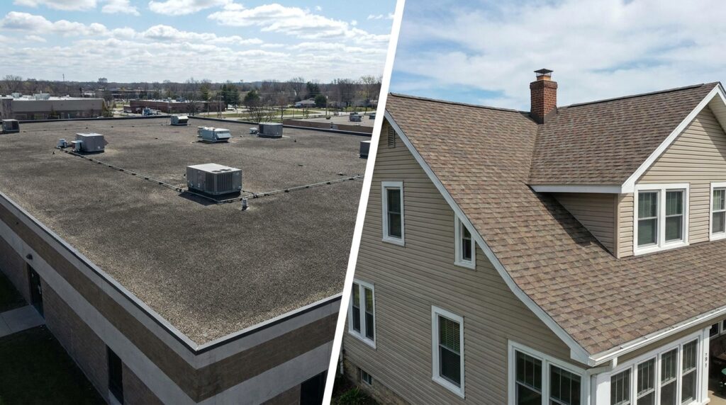 commercial vs residential roofing marketing