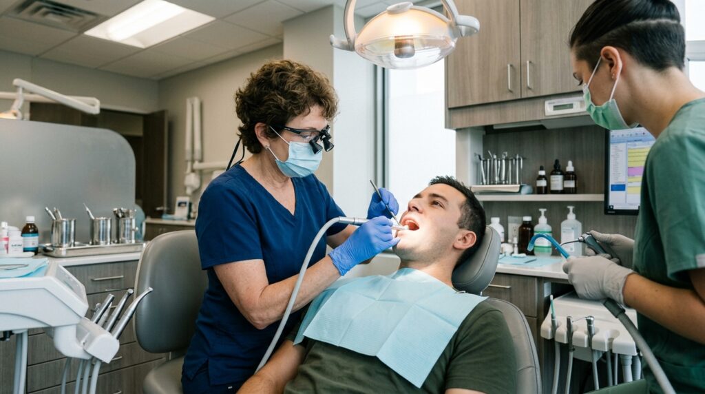 orthodontist patient